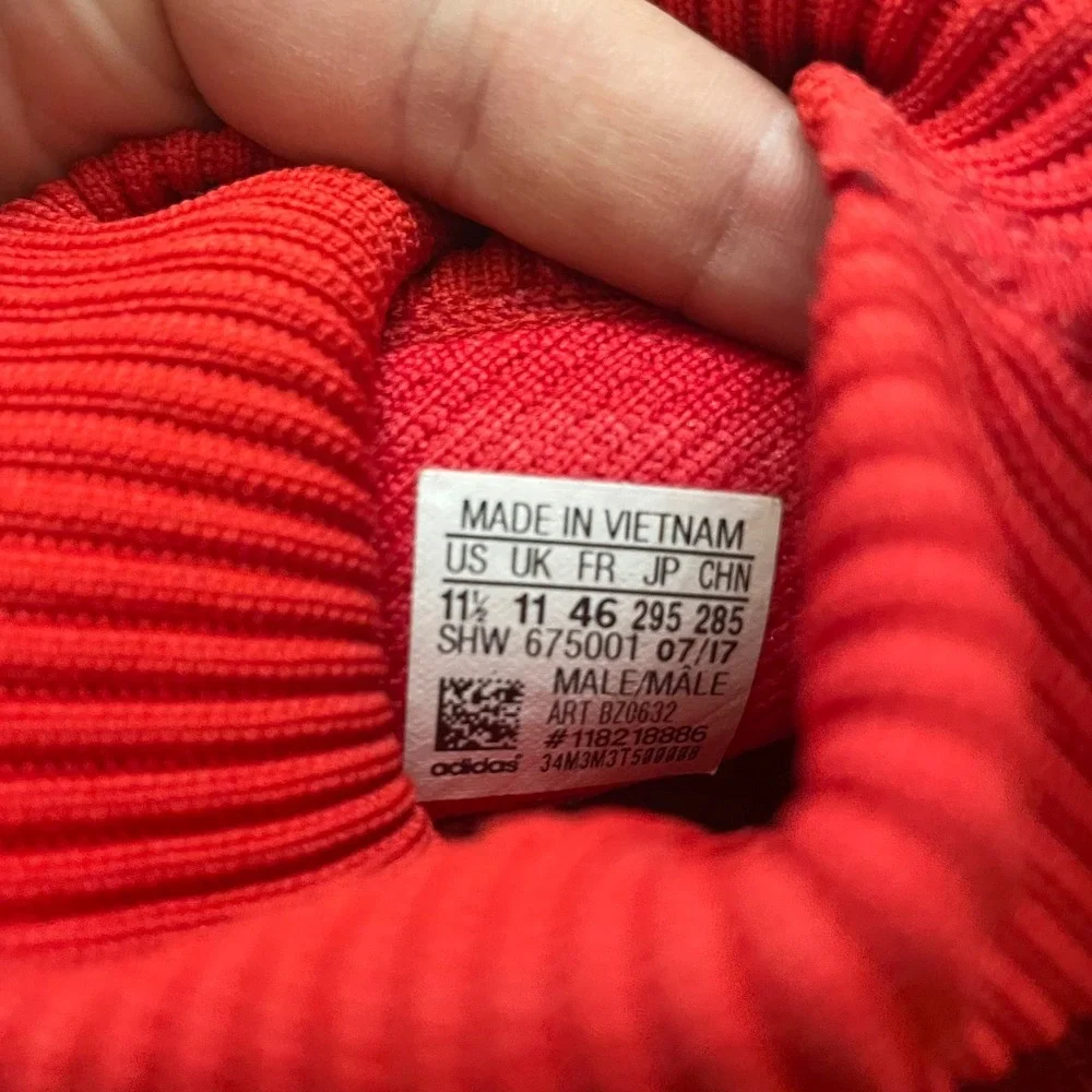 Adidas NMD XR1 Winter Scarlet Red Black BZ0632 Mens 11.5 Sneakers